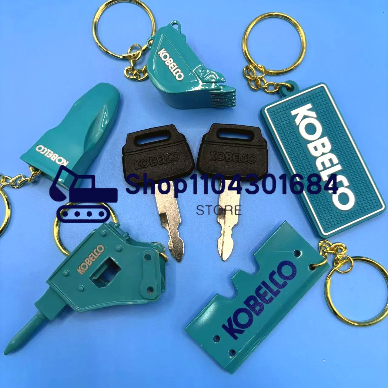 Heavy Equipment Bulldozer - Porte-clés K250 pour Kobelco EbrapEquipment, 2