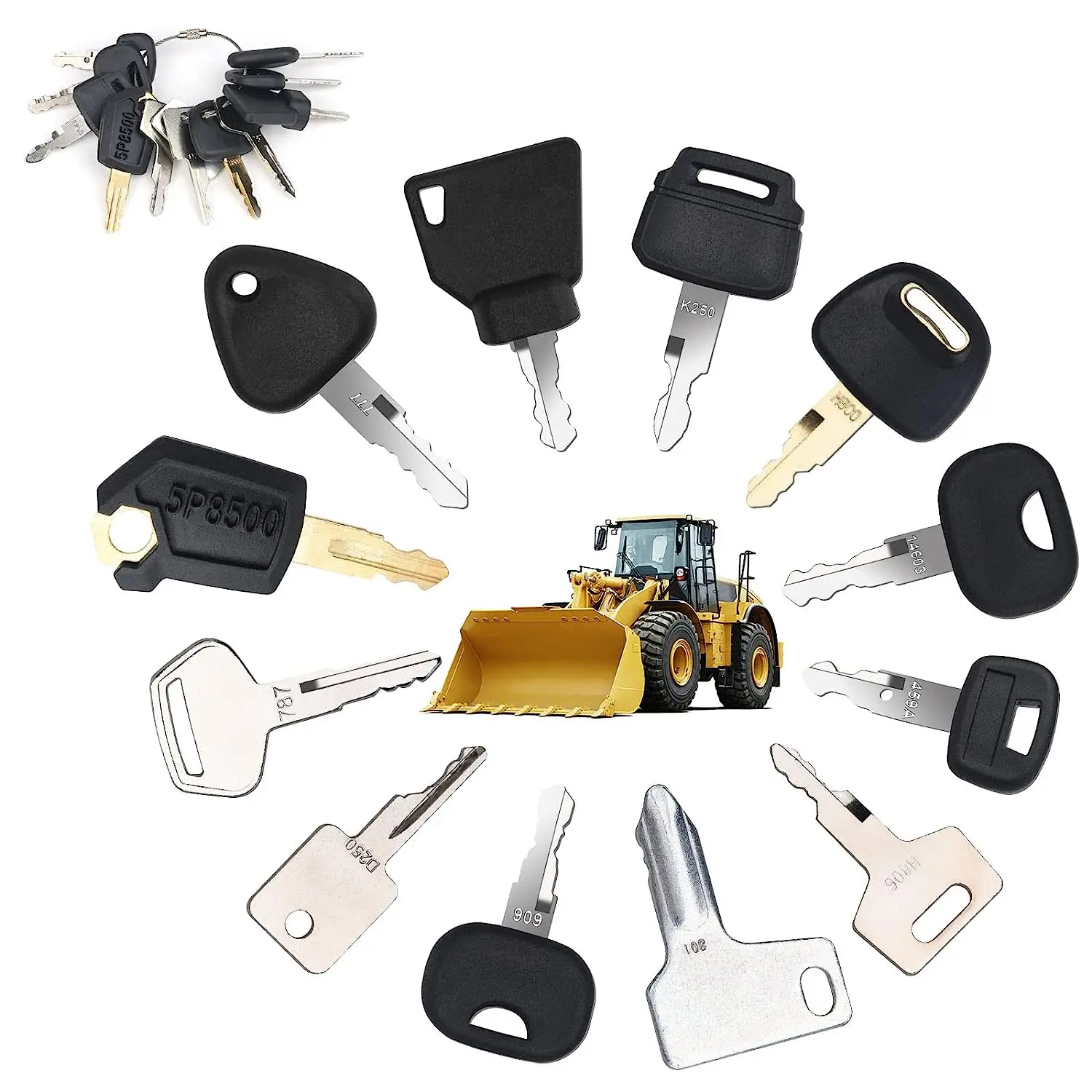 Heavy Equipment Hitachi - Clé de contact pour engins de