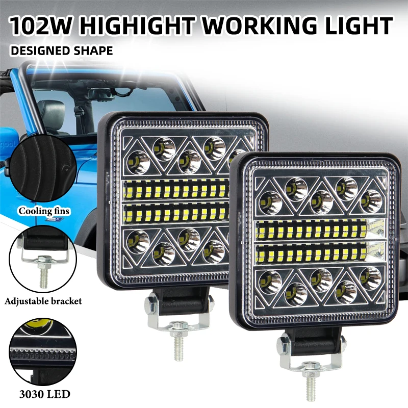 Heavy Equipment Supplies - 1 pièces 102W barre lumineuse projecteur
