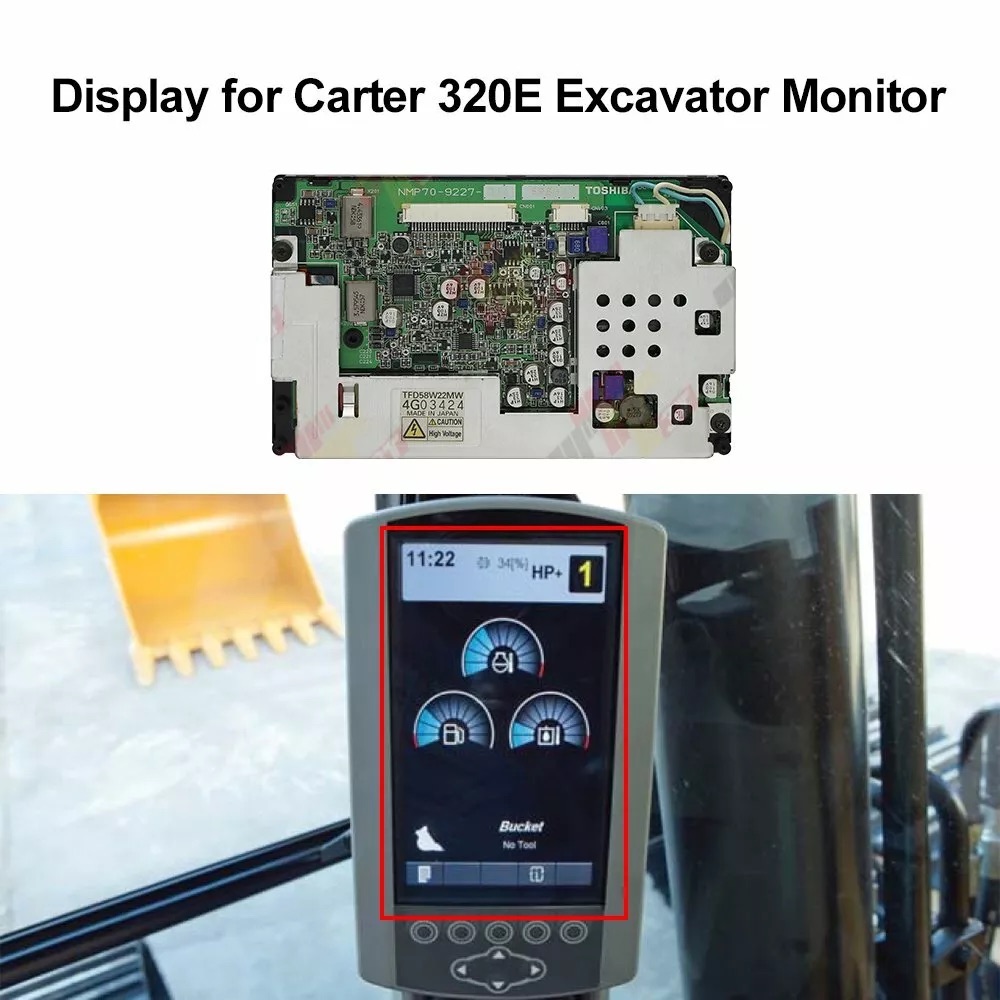 Écran pour Carter E320 323 336 - Heavy Equipment Hitachi avis et prix