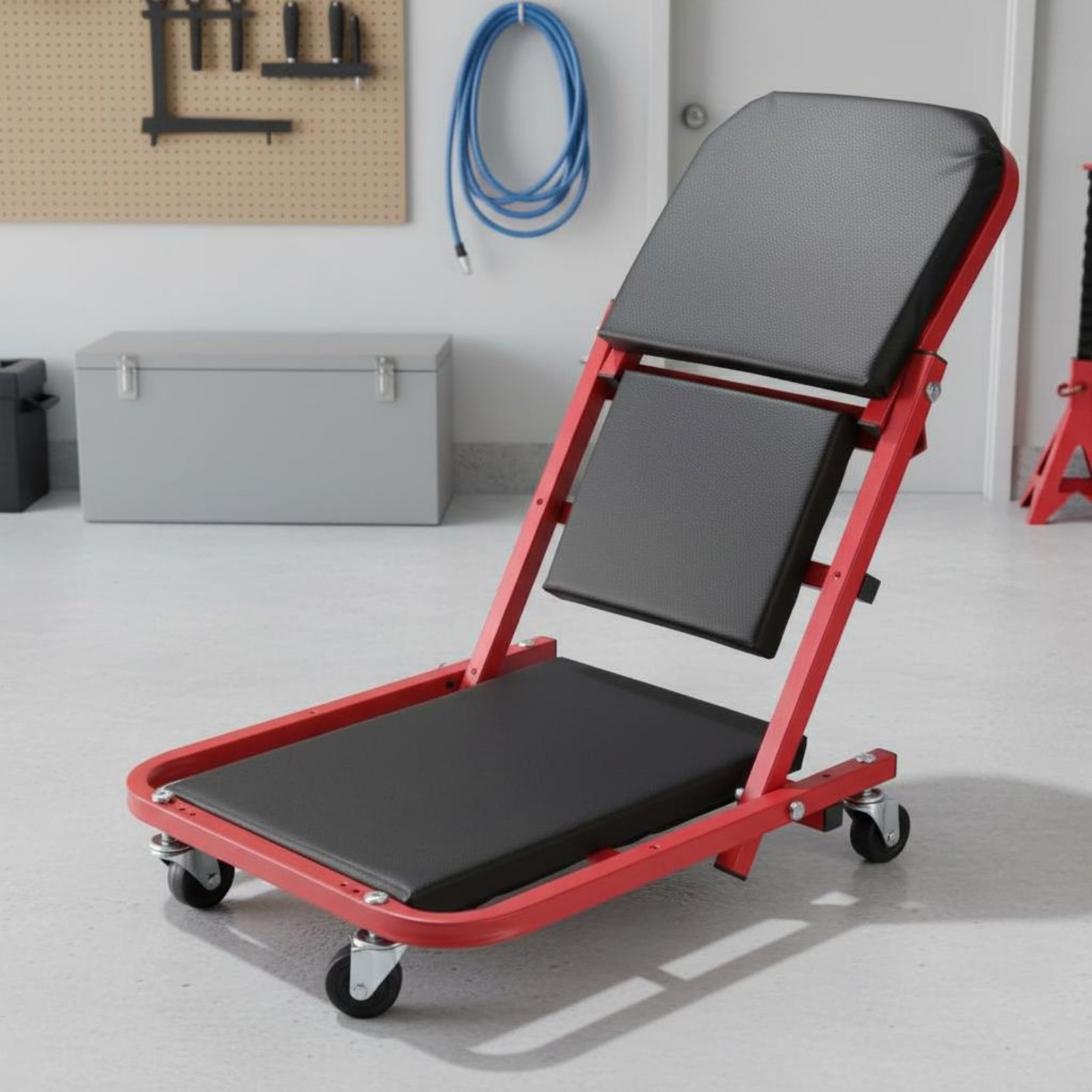 Siège d'atelier pliable 2-en-1 - Heavy Equipment Mechanic avis et prix