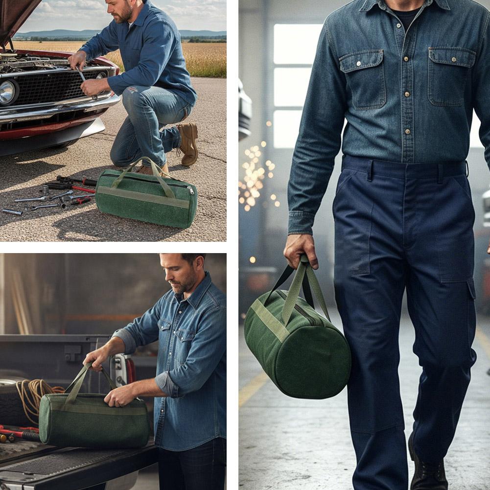 Sac à outils cylindrique en to - Heavy Equipment Repair avis et prix