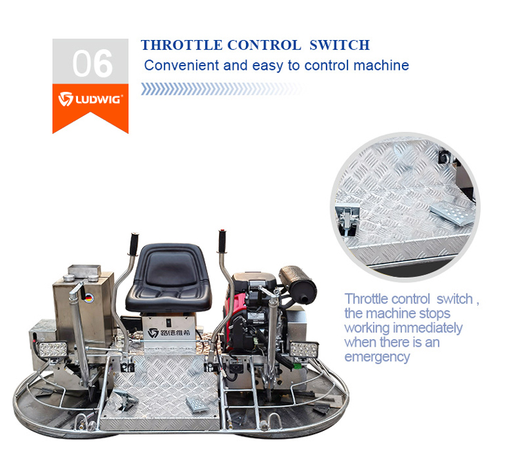 Mini-plateau rotatif à double  - Power Trowel Concrete avis et prix